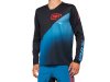 100% R-Core X Long Sleeve Jersey   M Black/Slate Blue